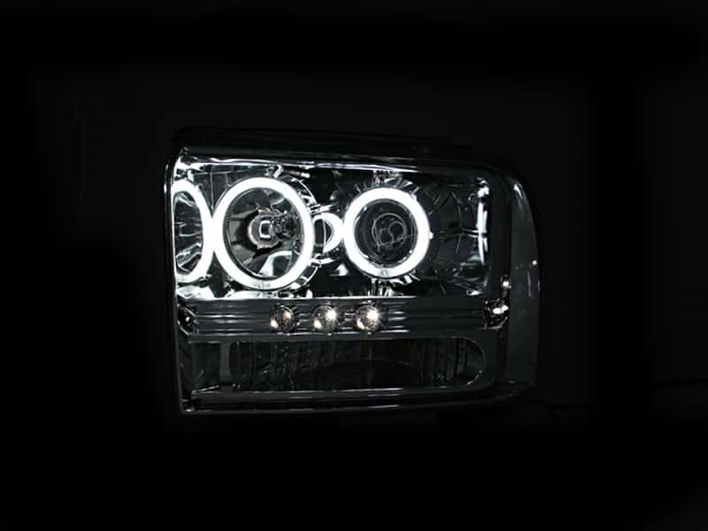 ANZO — ANZO 2005-2007 Ford Excursion Projector Headlights w/ Halo Chrome w/ LED Strip (CCFL) 1pc
Head Light Set
HdLtSet - view 4
