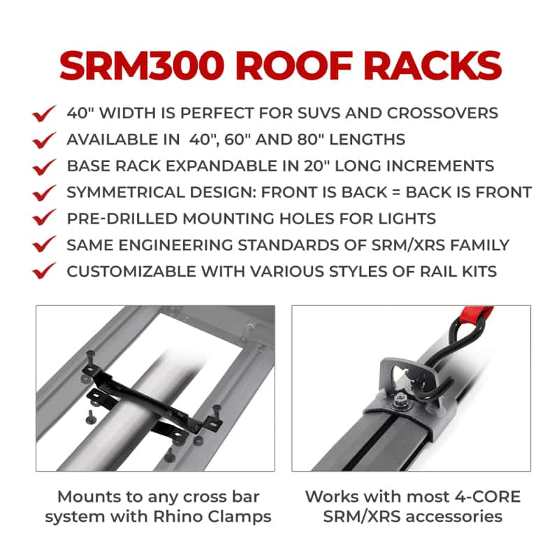 Go Rhino — Go Rhino SRM300 Tri-Rail Kit (For 40x40in. Rack) - Tex. Blk (Rails ONLY - Req. Platform)
SRM300 Tri Rail Kit - view 2