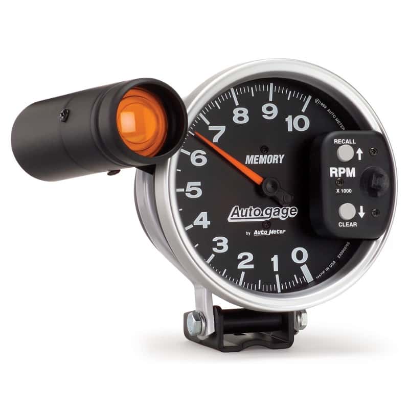 AutoMeter — Autometer 5 inch 10K RPM w/ Monster Shift Lite / Memory Pedestal Tachometer
GA 5" 10KRPM SL&M AG - view 6