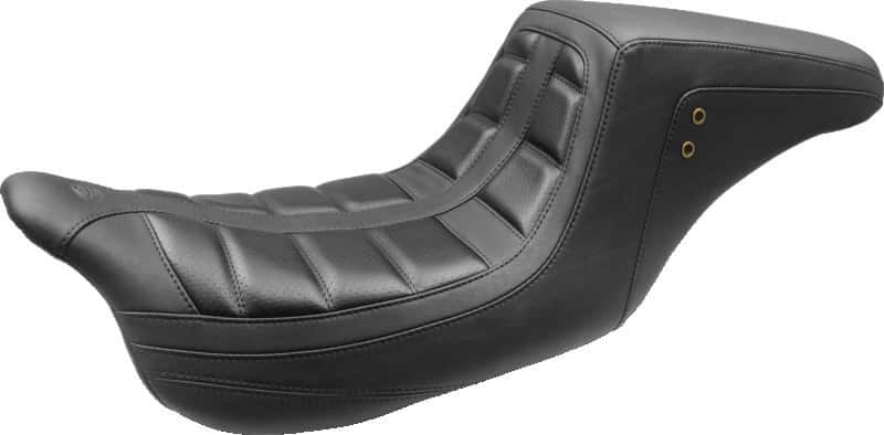 Mustang Motorcycle — Mustang 97-07 Harley Rd King,06-07 Str Glide,00-05 Eagle Wide Tripper Solo Seat - Brown - view 2