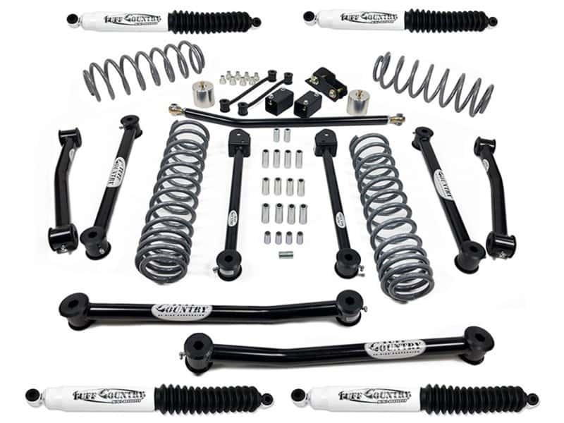 Tuff Country — Tuff Country 18-23 Jeep Wrangler JLU (4 door Models Only) 4in Lift Kit (SX8000 Shocks)
Complete Kit (w/SX80 - view 1