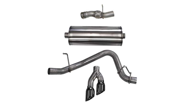 CORSA Performance — Corsa 2015-2020 GMC Yukon Denali 6.2L V8 Single Side Exit Cat-Back Exhaust w/ Polished Black Tips
Exhaust - view 1