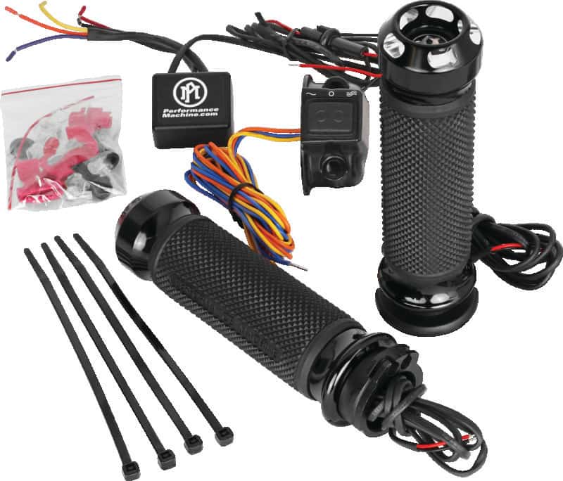 Performance Machine — Performance Machine FLHX Cable Apex Heated Grips - Contrast Cut - view 2