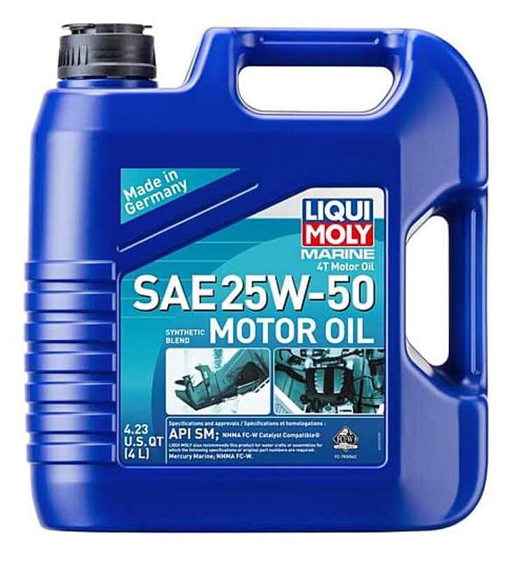 LIQUI MOLY — LIQUI MOLY 4L Marine 4T Motor Oil SAE 25W50 - view 2