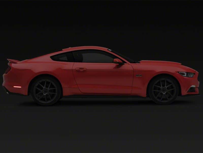 Raxiom — Raxiom 15-23 Ford Mustang Axial Series LED Side Marker Lights Rear- Red
Lights - view 2