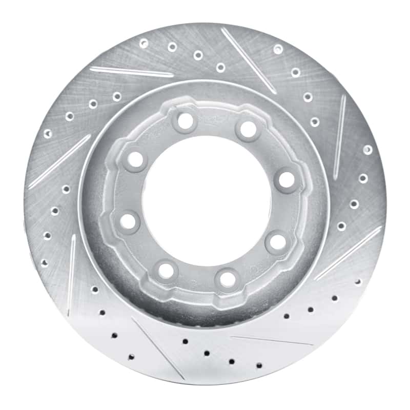 R1 Concepts — R1 77-00 Chevrolet V30 & V3500 Pickup Front Left Drilled & Slotted Silver Brake Rotor
R1 Brake Rotor Drill - view 5