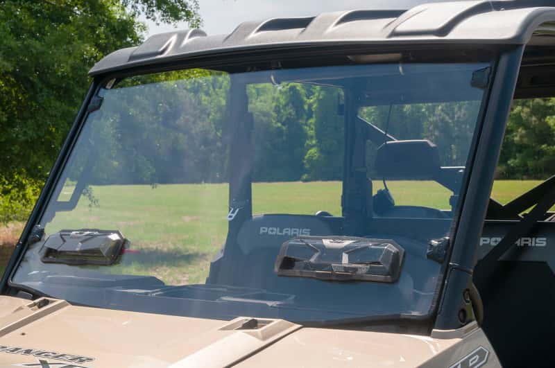 Seizmik — Seizmik 15-23 Polaris Ranger 500/ 570/ EV Mid-Size Pro-fit Tool-Less Windshield Vented HC - view 3