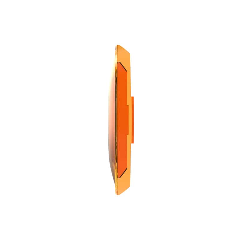 KC HiLiTES — KC HiLiTES SlimLite 8in. LED Light Shield (Shield Only) - Amber - view 12