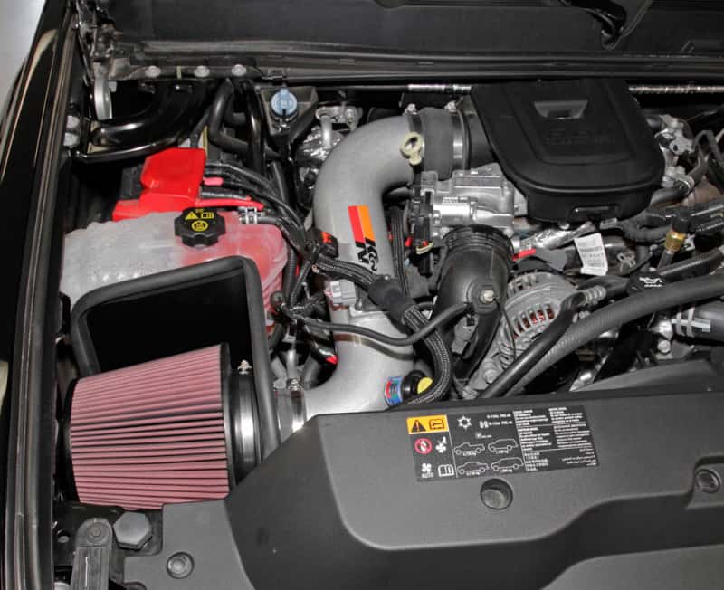K&N Engineering — K&N 77 Series Performance Intake Kit for 11-14 Chevrolet Silverado/GMC Sierra 2500/3500 V8 6.6L
Performance Air Inta
Air Intake System - view 6