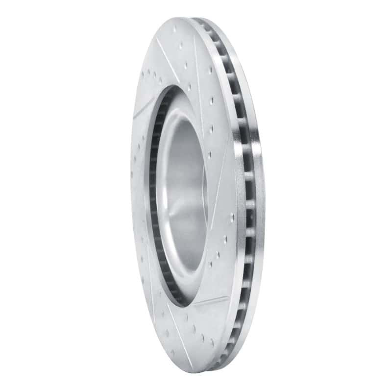R1 Concepts — R1 20-25 Tesla Model Y Front Left Drilled & Slotted Silver Brake Rotor
R1 Brake Rotor Drill - view 4