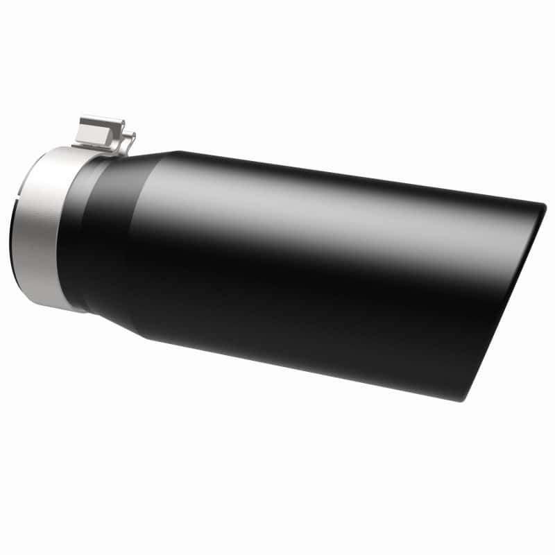 Magnaflow — MagnaFlow Tip Stainless Black Coated Single Double Round Single Outlet 5in Dia 4in Inlet 13in L
Stainless Steel
Exhaust Tip - view 18