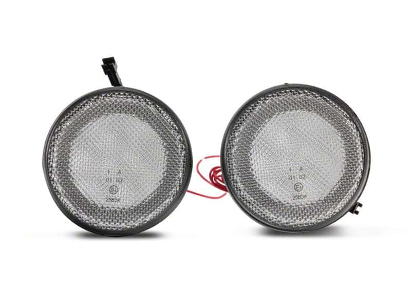 Raxiom — Raxiom 07-18 Jeep Wrangler JK Axial Series LED Turn Signals w/ Halo- Clear
Lights - view 2