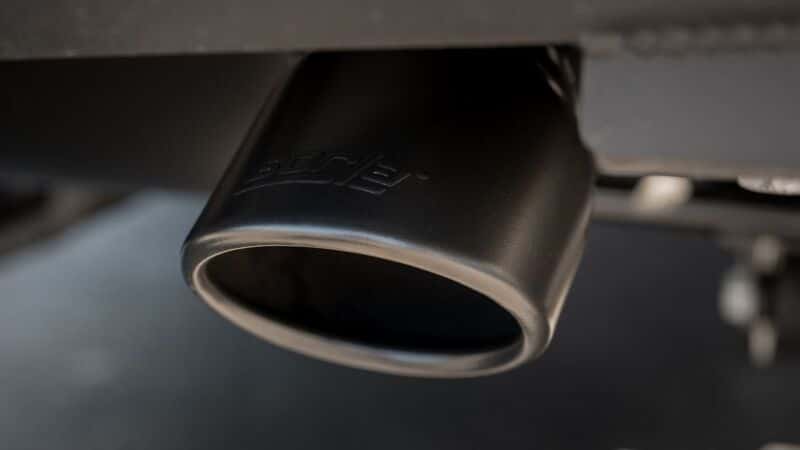 Borla — Borla 21-22 Ford Bronco 2.7L V6 4WD ATAK Axle Back Exhaust w/ Black Coated Tips
Axle-Back System - view 2