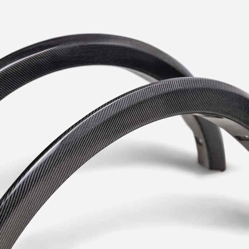 Anderson Composites — Anderson Composites 21-24 Ford F-150 (Non-Raptor) Type-AO Carbon Fiber Front Fender Flares - view 4