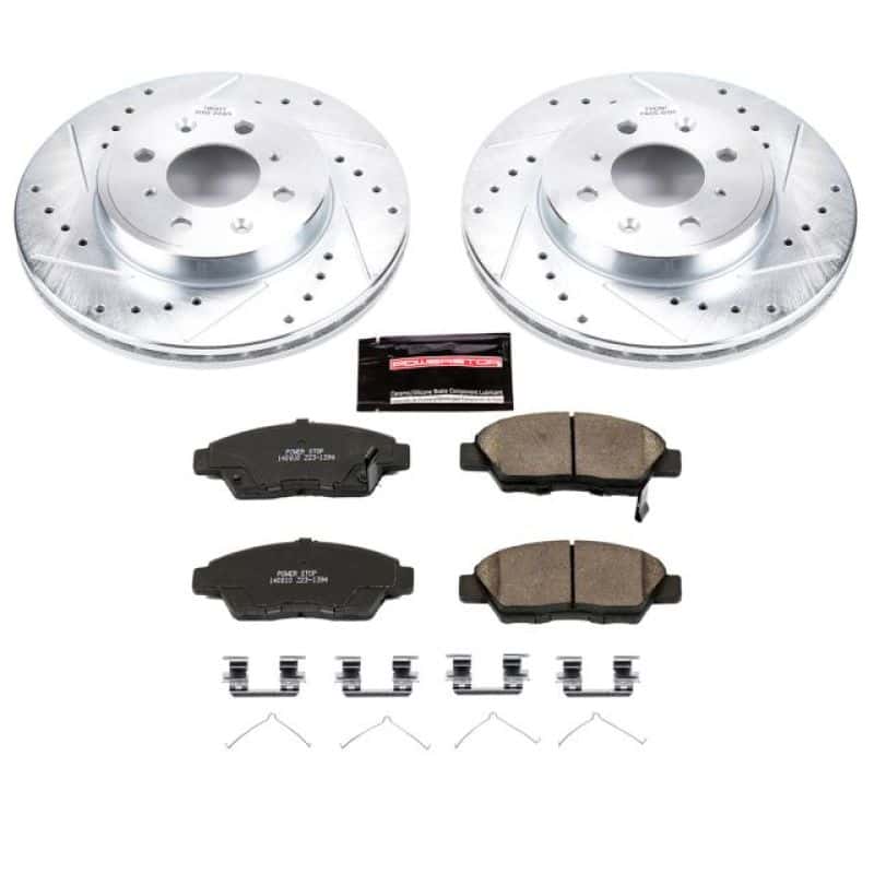 PowerStop — Power Stop 15-19 Honda Fit Front Z23 Evolution Sport Brake Kit - view 1