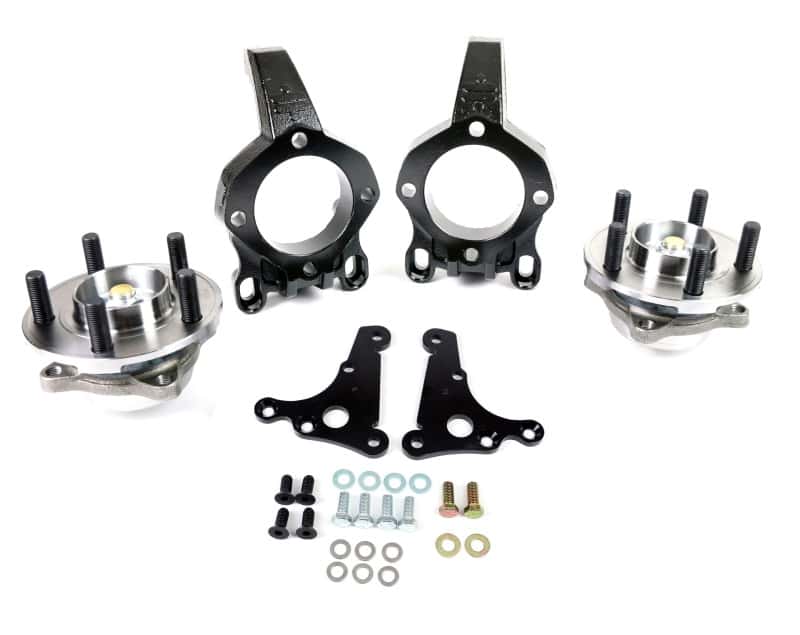 Ridetech — Ridetech 64-66 Ford Mustang TruTurn Front Suspension Package w/Hub Spindles
TruTurn 64-66 Mustan - view 4