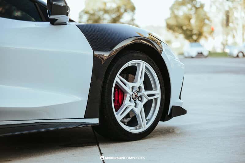 Anderson Composites — Anderson Composites 20-21 Chevrolet Corvette C8 Stingray Carbon Fiber Front Fender
fenders - view 6