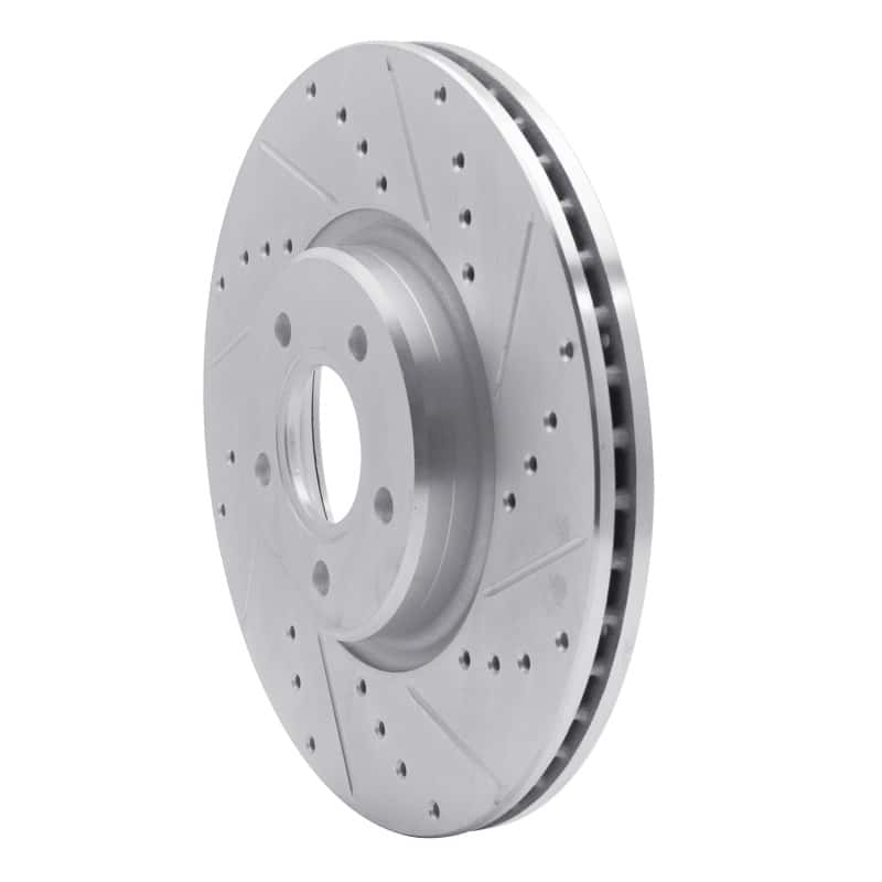 R1 Concepts — R1 04-19 Ford Escape Front Right Drilled & Slotted Silver Brake Rotor
R1 Brake Rotor Drill - view 2