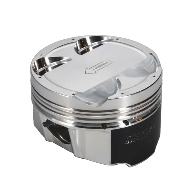 Manley Performance — Manley Toyota 2JZGTE 94mm Stroke 86.75mm Bore -6cc Dish 10:1 CR Turbo Tuff Piston Set w/ Rings
Piston Set - view 4