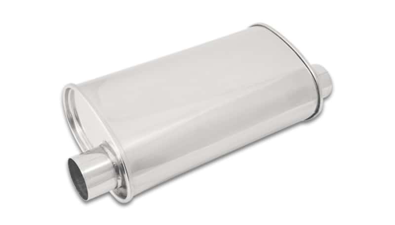 Vibrant — Vibrant StreetPower Oval Muffler 5in x 9in x 15in - 2.5in inlet/outlet (Offset-Offset Same Side)
2.5"IDMufflerOffset
Muffler - view 1