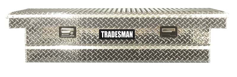 Tradesman — Tradesman Aluminum Economy Cross Bed Truck Tool Box (70in./Front Opening) - Brite - view 2