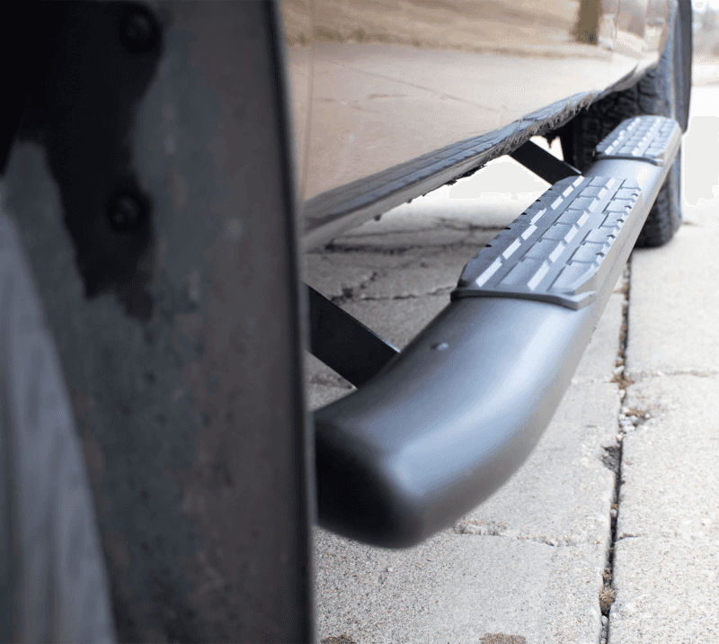 Fishbone Offroad — Fishbone Offroad 09-14 Ford F150 Extended Super Cab Oval Side Steps - Black Textured - view 7