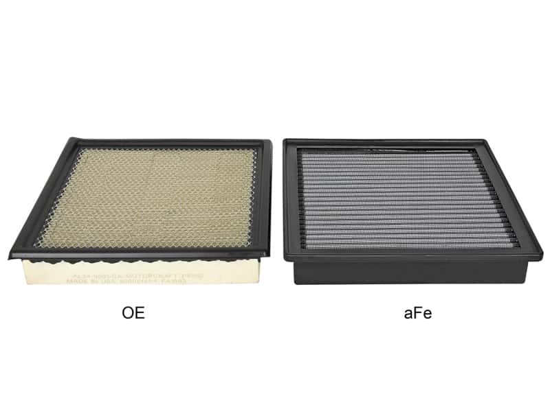 aFe — aFe MagnumFLOW Air Filters OER PDS A/F PDS Ford F-150 09-11 V8-4.6L/5.4L/6.2L
Magnum FLOW Filter
AirFilter - view 3