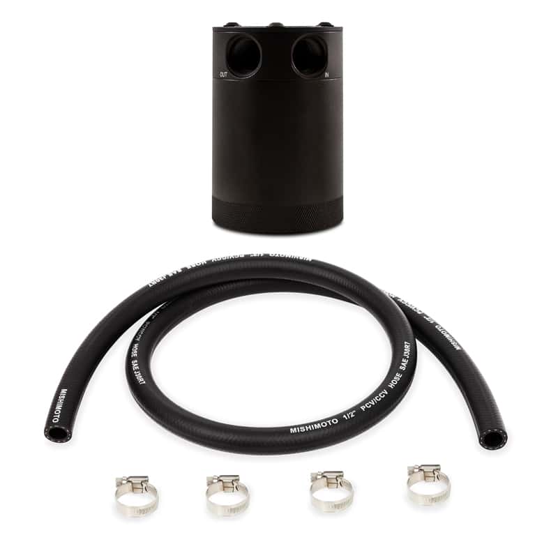 Mishimoto — Mishimoto Compact Baffled Oil Catch Can - 2-Port - view 2