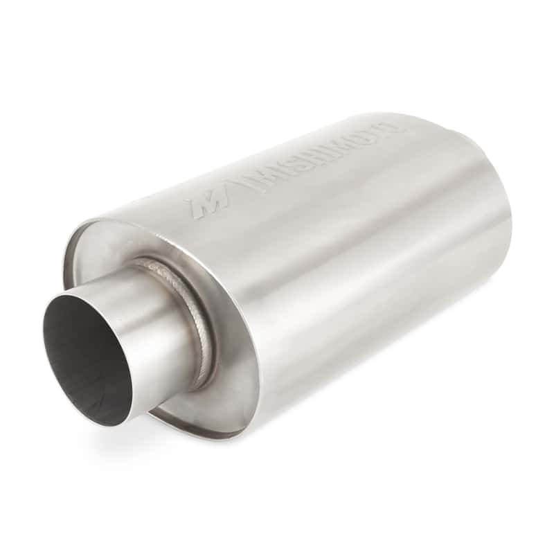 Mishimoto — Mishimoto Universal Resonator with 2.5in Inlet/Outlet - Brushed
Exhaust Resonator - view 1