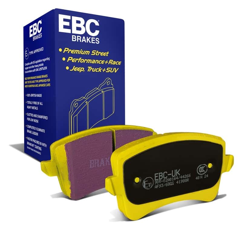EBC — EBC 09-11 Audi A4 2.0 Turbo Yellowstuff Rear Brake Pads
Disc Brake Pad - view 2