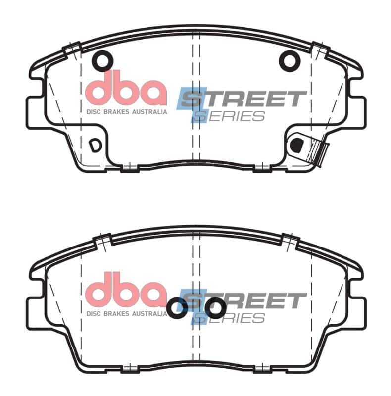 DBA — DBA 17-20 Hyundai Elantra 1.6L (305mm Front Rotor) Street Series Front Brake Pads
Brake Pad - view 1