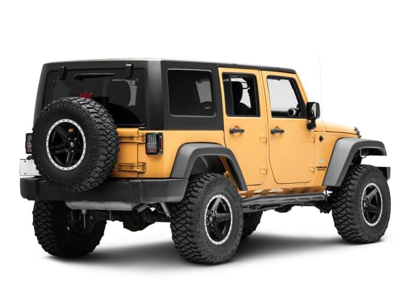 Raxiom — Raxiom 07-18 Jeep Wrangler JK Axial Series Lux LED Tail Lights- Blk Housing (Clear Lens)
Lights - view 3