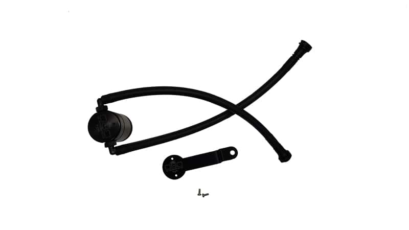 J&L — J&L 14-18 Chevy Silverado 1500 / 14-18 GMC Sierra 1500 4.3L V6 Oil Separator - Black Anodized
Oil Separator - view 1