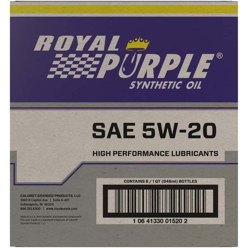 Royal Purple — Royal Purple Premium Synthetic High Performance Multi-Grade 5W20 Motor Oil - 1 Quart - view 5