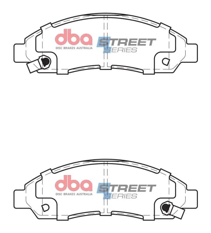 DBA — DBA 04-08 Chevrolet Colorado Street Series Front Brake Pads
Brake Pad - view 2