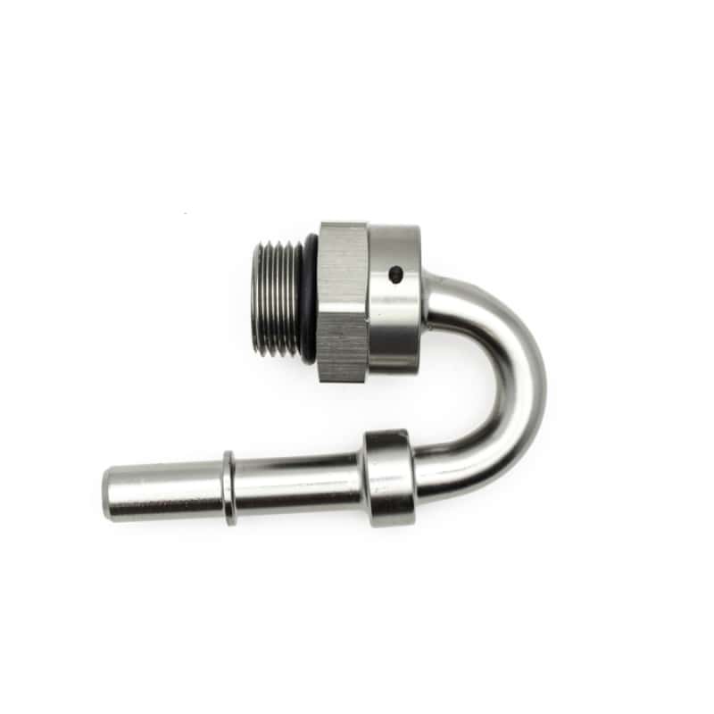 DeatschWerks — DeatschWerks 8AN ORB Male to 3/8IN Male EFI Quick Connect Adapter 180 Deg. - view 2