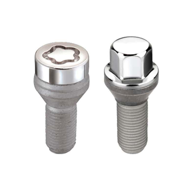 McGard — McGard 5 Lug Hex Install Kit w/Locks (Cone Seat Bolt) M14X1.25 / 17mm Hex / 27.5mm Shank L. - Chrome - view 2