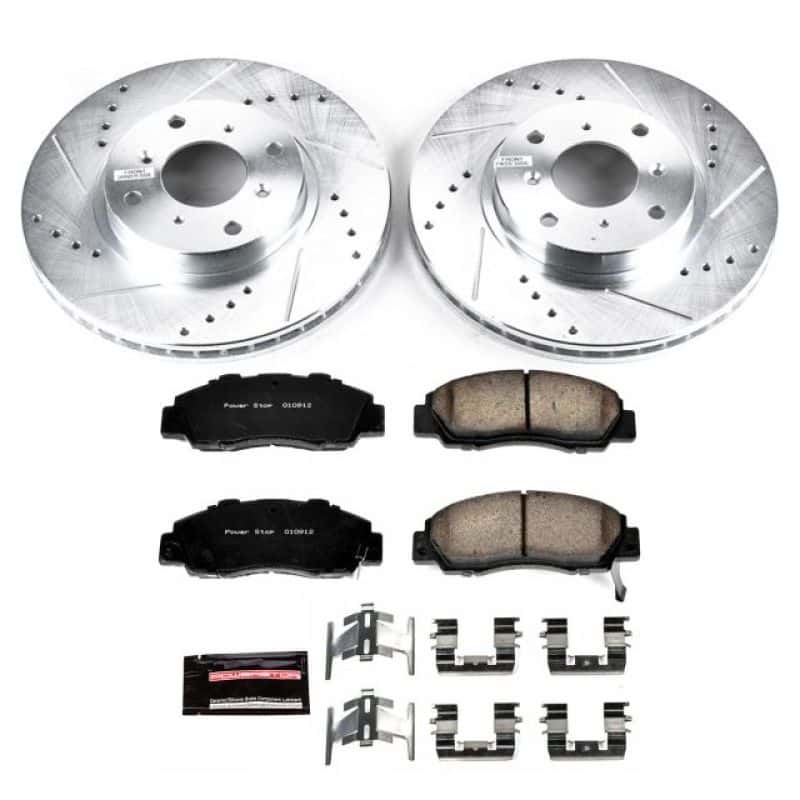 PowerStop — Power Stop 93-96 Honda Prelude Front Z23 Evolution Sport Brake Kit - view 1