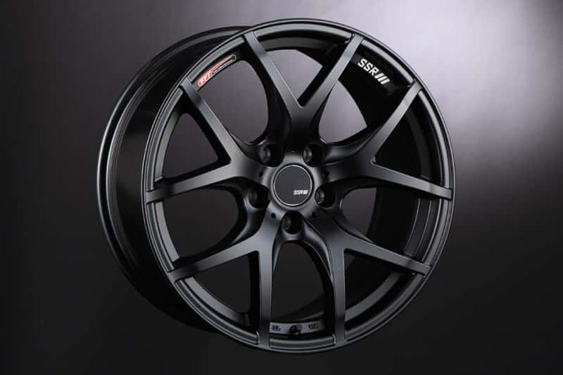SSR — SSR GTV03 18x8.5 5x114.3 40mm Offset Flat Black Wheel 05-07 STI / 11+ tC - view 2