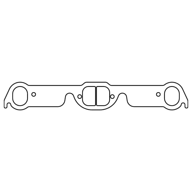 Cometic Gasket — Cometic Pontiac 326-455 CI V8 .043in Copper Exhaust Manifold Gasket Set - 2.000in x 1.550in D-Ports
Exhaust Gasket Set - view 1