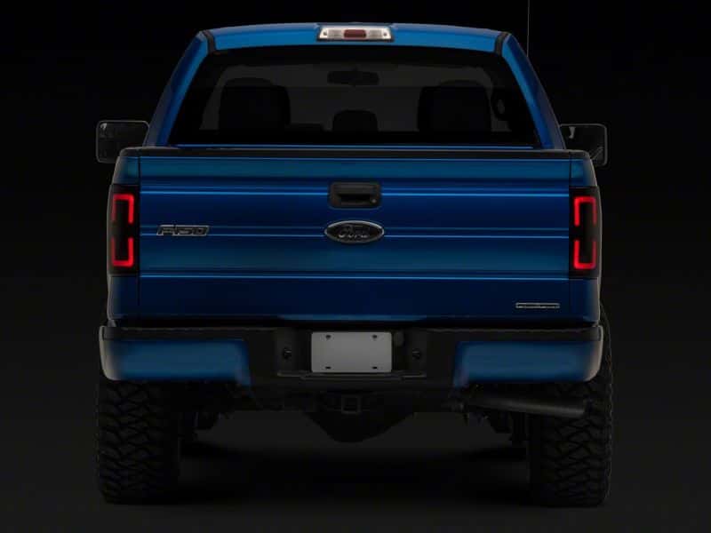 Raxiom — Raxiom 09-14 Ford F-150 Styleside Axial Series LED Tail Lights w/ Halo- Blk Housing (Smoked Lens)
Lights - view 7