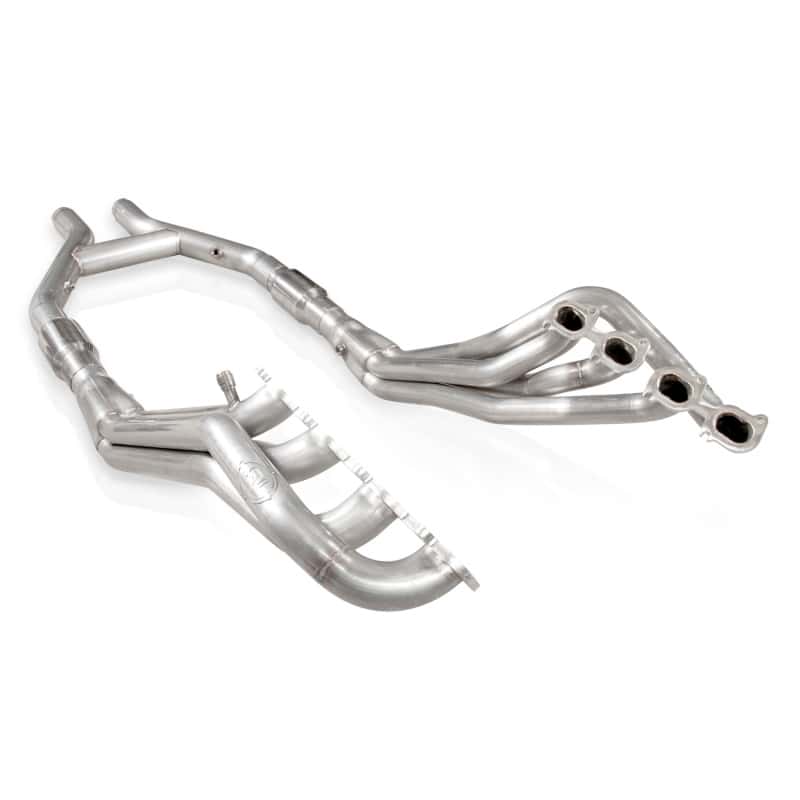 Stainless Works — Stainless Works 2011-14 Shelby GT500 Headers 1-7/8in Primaries High-Flow Cats 3in H-Pipe
Exhaust System - view 2