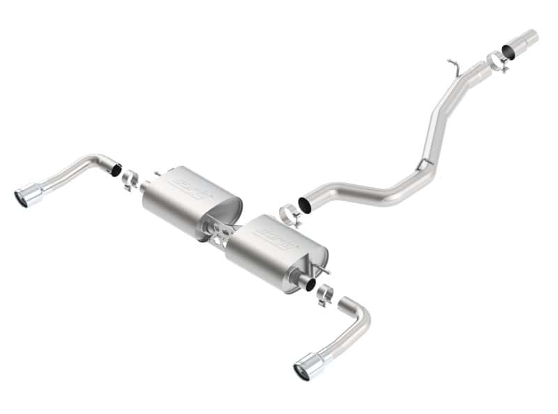 Borla — Borla 14-16 Audi A3 Quattro 2.0L Turbo AT/MT RWD 4DR S-Type Cat-Back Exhaust Single Split Rear Exit
Cat-Back System - view 1