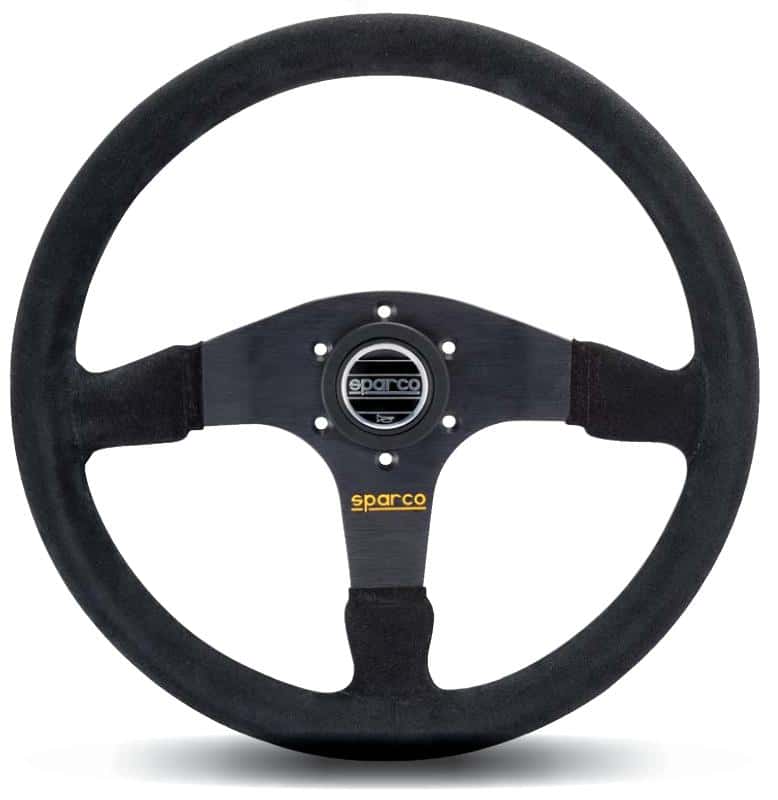 SPARCO — Sparco Steering Wheel 375 Suede Black - view 2