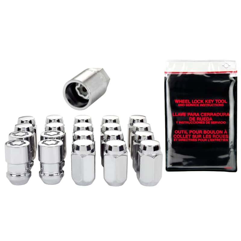 McGard — McGard 5 Lug Hex Install Kit w/Locks (Cone Seat Nut) M12X1.5 / 13/16 Hex / 1.5in. Length - Chrome - view 5