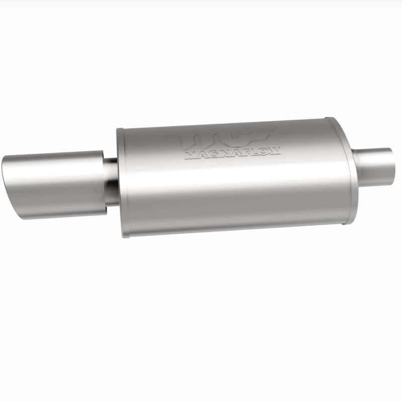 Magnaflow — MagnaFlow Muffler W/Tip Mag SS 14X5X8 2.25/4.
Straight Through - view 11