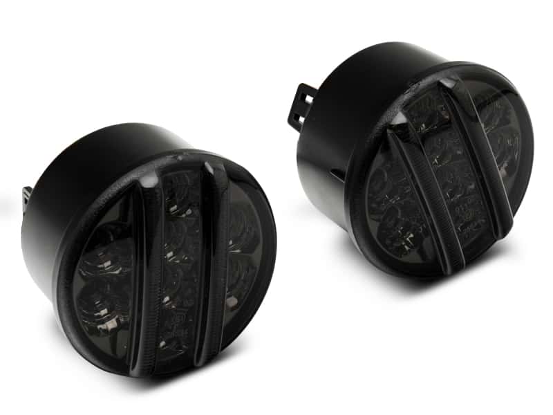 Raxiom — Raxiom 07-18 Jeep Wrangler JK Axial Series LED Front Turn Signals (Smoked)
Lights - view 4