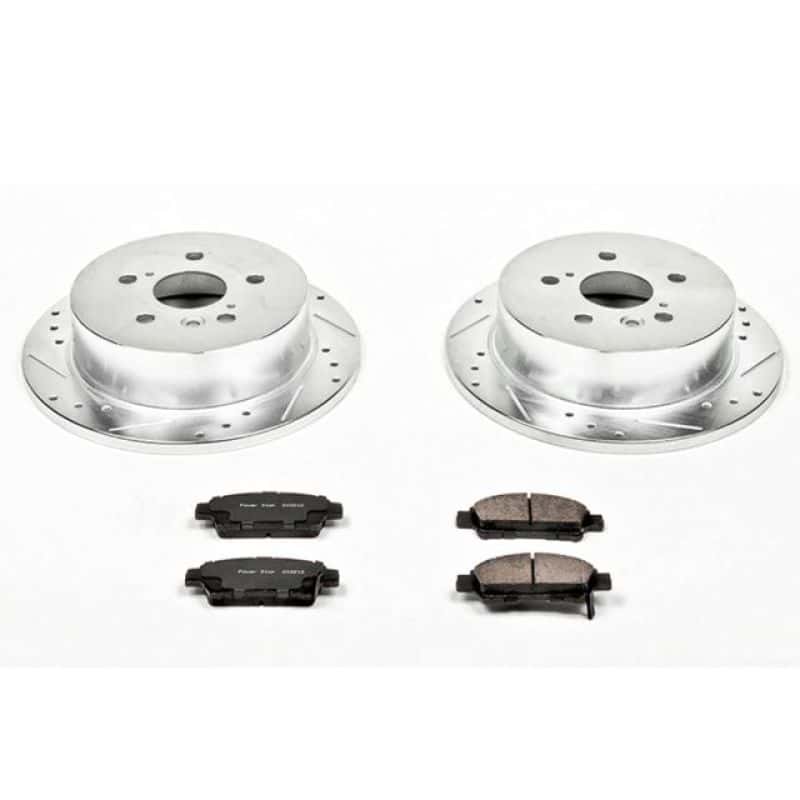 PowerStop — Power Stop 04-10 Toyota Sienna Rear Z23 Evolution Sport Brake Kit - view 1