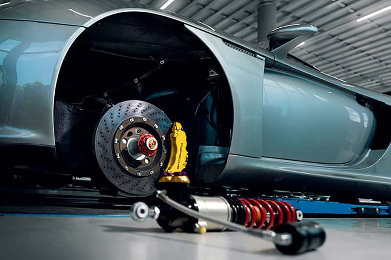KW — KW 04-05 Porsche Carrera GT Special Edition HLS4 V5 Coilover Kit w/ Red & Blue Springs
Coilover Kit - view 13