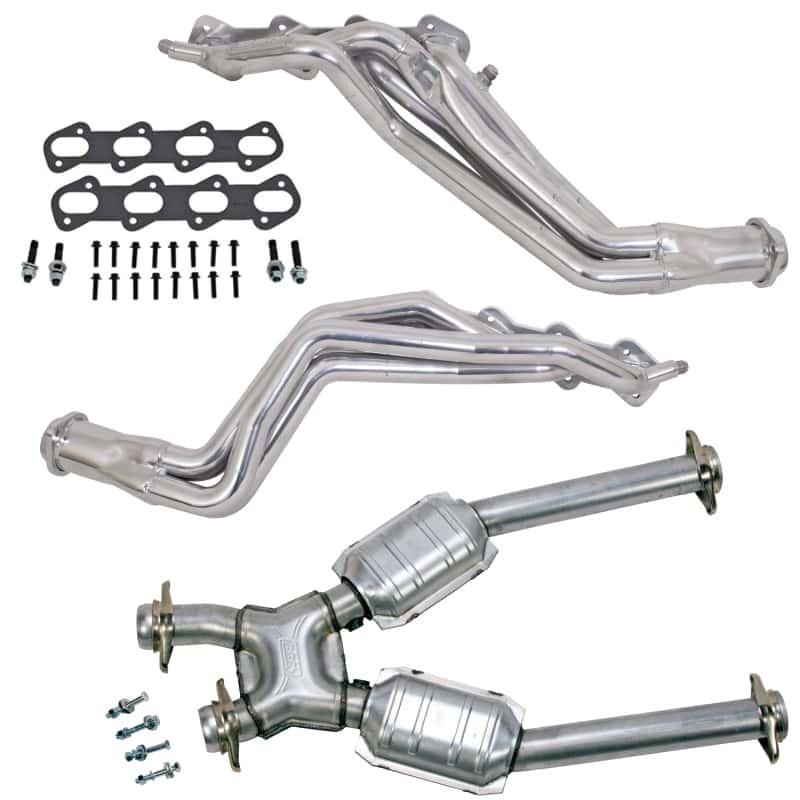 BBK — BBK 96-98 Ford Mustang Cobra 1-5/8 Long Tube Headers w/High Flow Catted X-Pipe (Silver Ceramic)
Exhaust Header
Exhaust Kit - view 1